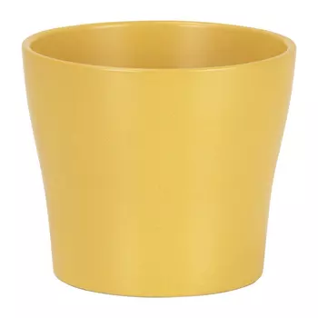 кашпо керамическое Curcuma 808 d19см 2,85л желтый