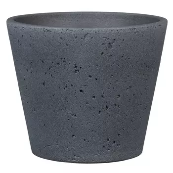 кашпо керамическое Dark Stone 701 d18см 2,21л серый