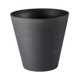 кашпо Re-Pot Hoop Round Self Watering 6,2л d25см h23,5см черный пластик