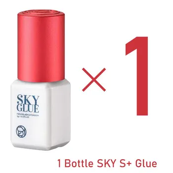 Клей для наращивания ресниц SKY, черный, красный, синий, золотой колпачок