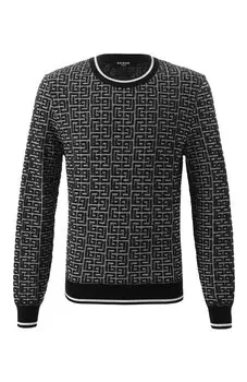 Джемпер из шерсти и льна Balmain