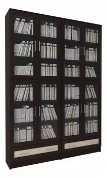 Шкаф книжный Мебелайн-28