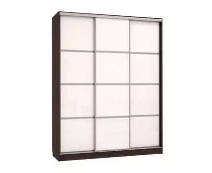 Шкаф-купе Бассо 2 (230.5, 60 см, Прямые, Темное-светлое дерево, 180 см)
