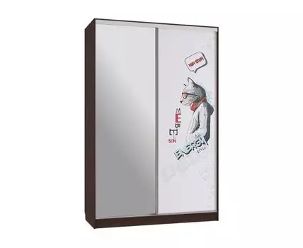 Шкаф-купе Колорадо 9 Энерджи (231, 60 см, Прямые, венге, 150 см)