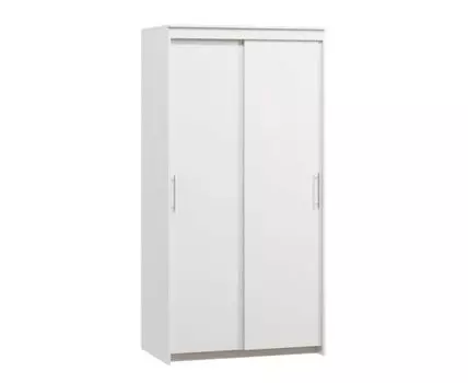 Шкаф-купе Тебар-2-100-200 Белый без зеркал