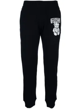 Спортивные брюки с логотипом Moschino, черный