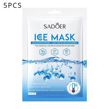SADOER Deep Hydration Ice Mask Питательная увлажняющая и увлажняющая лифтинг-омолаживающая маска для лица 3pcs