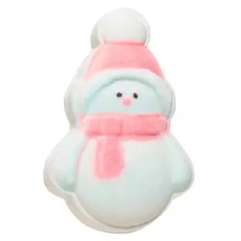 Бомбочка для ванны, 105 гр, Мандарин, Снеговик, Snowy