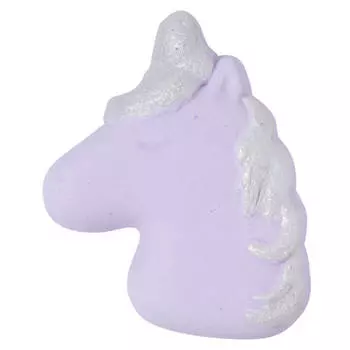 Бомбочка для ванны, 95 гр, сиреневая, Земляника, Единорог, Unicorn