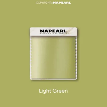 1 шт. NAPEARL, однотонная универсальная волнистая занавеска, украшение на окно, короткая занавеска для гостиной, маленькое окно W132cm x L46cm бежевый