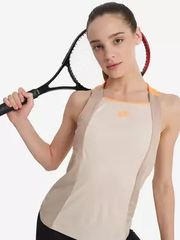 Майка женская Lotto Tech, Бежевый