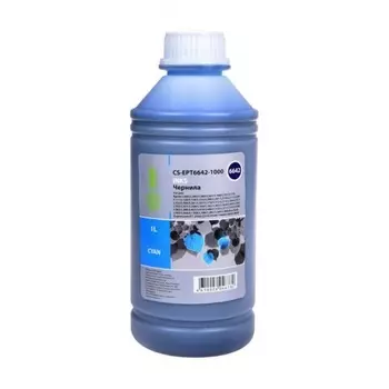 Чернила Cactus CS-EPT6642-1000 голубой 1000мл для Epson L100/L110/L120/L132/L200/L210/L222/L300/L312