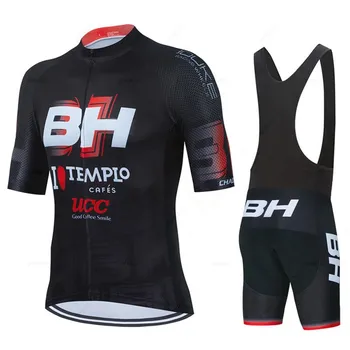 BH Team Bike Велосипедный трикотажный комплект Мужская летняя горная форма с короткими рукавами Ropa Ciclismo Maillot Hombre Велосипедная одежда Костюм XS