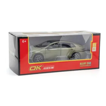 1/24 литая металлическая модель автомобиля - GAC Motor EMPOW 55 Coupe, уличный спортивный автомобиль, подарок для ребенка, звук и свет 1/24-Size:22*11*6.5cm чёрный