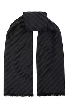 Шарф из шелка и шерсти Giorgio Armani