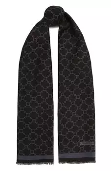 Шарф из шерсти и шелка Corneliani