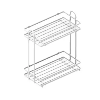 Полка для ванной двухъярусная Swensa Termo 29.1 см цвет белый