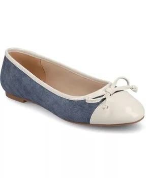 Женские балетки Kaiah Cap Toe Journee Collection, синий