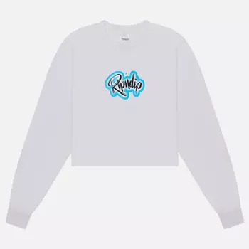Женский лонгслив RIPNDIP In Loving Memory Cropped, цвет белый, размер L