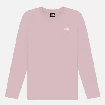 Женский лонгслив The North Face Simple Dome, цвет розовый, размер L