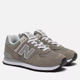 Женские кроссовки New Balance WL574EG, цвет серый, размер 41 EU