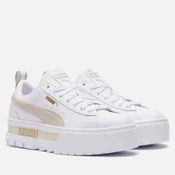 Женские кроссовки Puma Mayze Leather, цвет белый, размер 40 EU