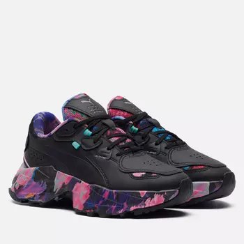 Женские кроссовки Puma Orkid Floral, цвет чёрный, размер 37 EU