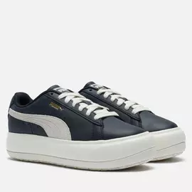 Женские кроссовки Puma Suede Mayu Leather, цвет чёрный, размер 37 EU