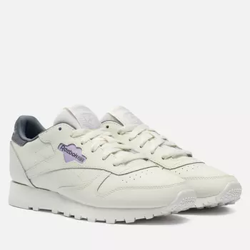 Женские кроссовки Reebok Classic Leather, цвет бежевый, размер 37 EU