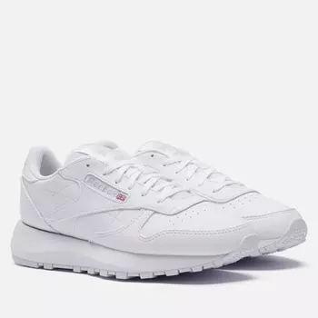 Женские кроссовки Reebok Classic Leather SP Vegan, цвет белый, размер 37.5 EU
