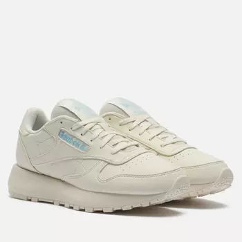 Женские кроссовки Reebok Classic Leather SP Vegan, цвет бежевый, размер 37.5 EU