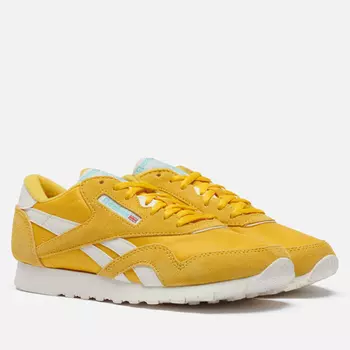 Женские кроссовки Reebok Classic Nylon, цвет жёлтый, размер 39 EU
