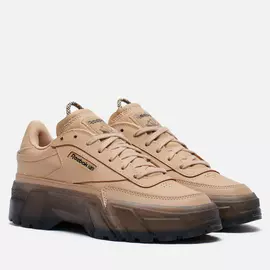 Женские кроссовки Reebok x Cardi B Club C, цвет коричневый, размер 36 EU
