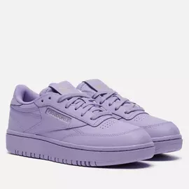 Женские кроссовки Reebok x Cardi B Club C Double, цвет фиолетовый, размер 40 EU
