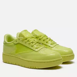 Женские кроссовки Reebok x Cardi B Club C Double, цвет зелёный, размер 35 EU