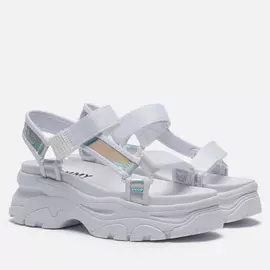 Женские сандалии Tommy Jeans Iridescent Hybrid, цвет белый, размер 37 EU