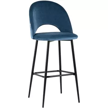 Стул барный Stool Group Меган велюр пыльно-синий УТ000025287