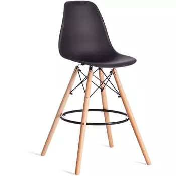 Стул барный Cindy Bar Chair (mod. 80-1) / 1 шт. в упаковке (Дерево бук,Металл,Пластик /Черный) Tetchair