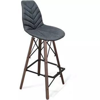 Стул барный Sheffilton SHT-ST29-C4/S80 графит/темный орех