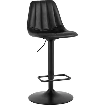 Стул барный Code экокожа чёрный Stool Group (арт.УТ000038965)