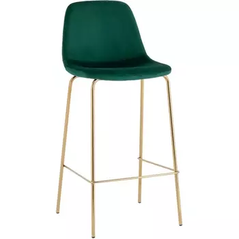 Стул барный Stool Group Валенсия SN велюр зеленый золотые ножки УТ000036446