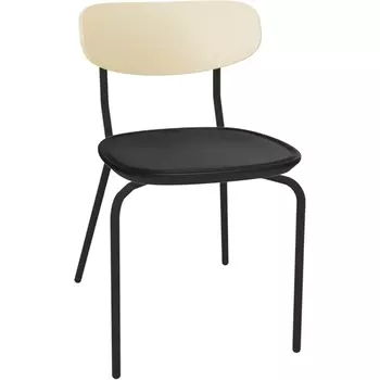 Стул бежевый/черный/черный муар Sheffilton SHT-S85М-2 7229537204