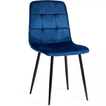 Стул CHILLY (mod. JSC-220) / 2 шт. в упаковке Tetchair (Велюр,Металл /Синий) арт.24560