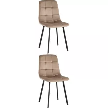Стул Chilly велюр мокка 2шт. Stool Group (арт.УТ000039335)
