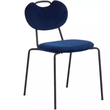 Стул DANTON (mod. 0139223) Tetchair (Темно-синий,Черный).