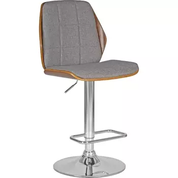 Стул барный (серая ткань AAA 001) Dobrin 6762-LMZ PETER PETER, серая 001