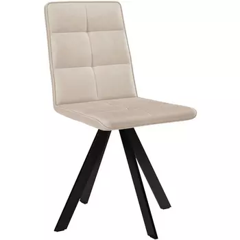 Стул DikLine 230 поворотный B03 BEIGE, ножки черные Dikline