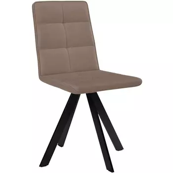 Стул DikLine 230 поворотный B5 LATTE, ножки черные Dikline
