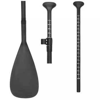 Весло HOGGER, для Sup доски, карбон, разборное из 2х частей, PL-HG-CARBONEx2-BK