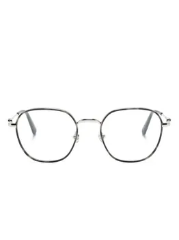 Moncler Eyewear очки в квадратной оправе, серебряный